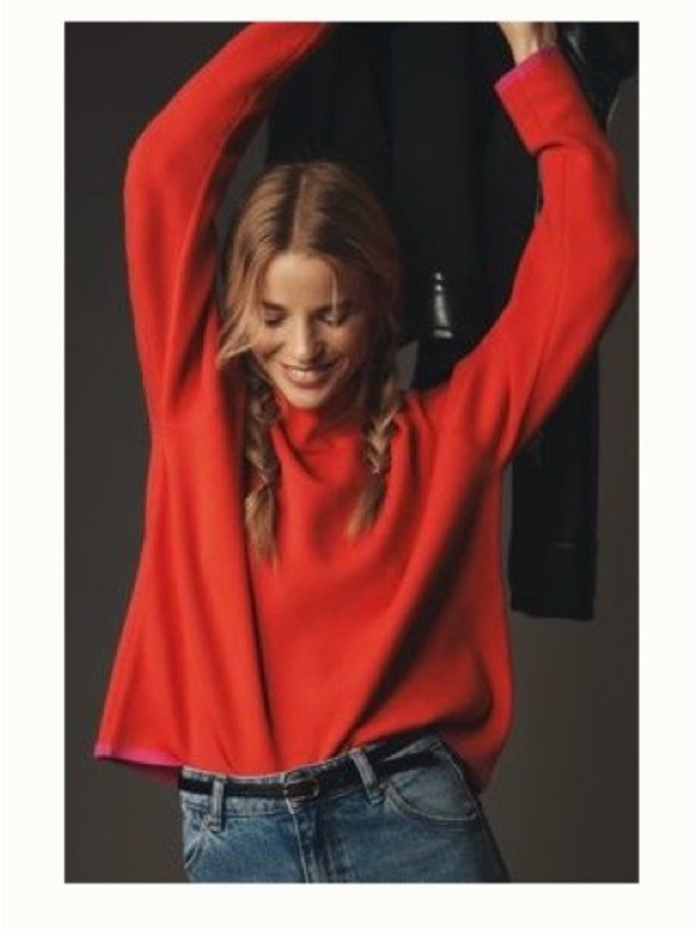 Maeve by Anthropologie Carys Mock-Neck Sweater Size Small